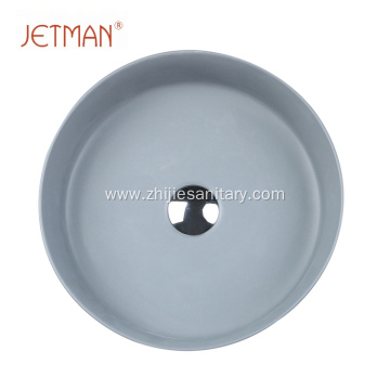 Dark grey color sink art basin ceramic